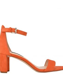 Nine West Pruce Ankle Strap Block Heel Sandals