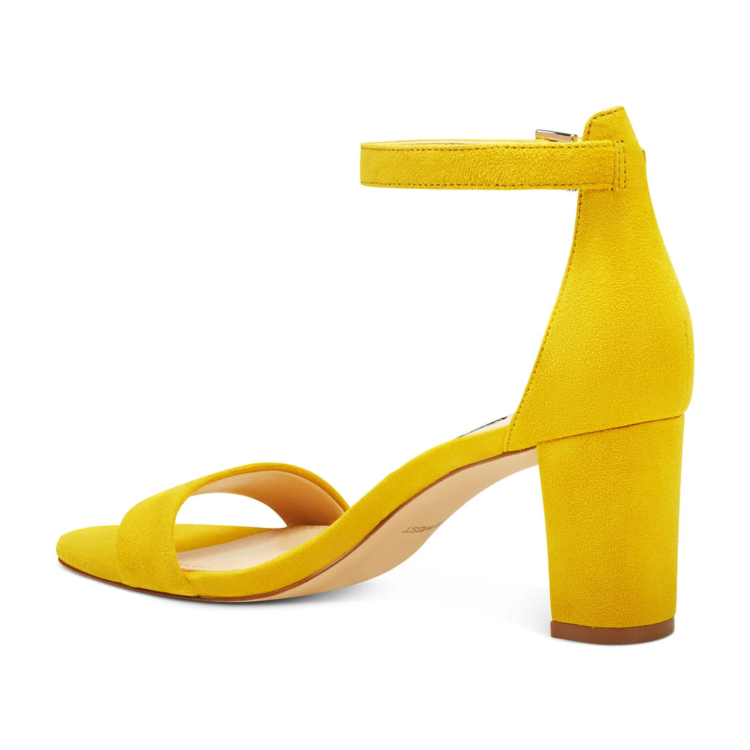 Nine West Color Pop Pruce Ankle Strap Block Heel Sandals 5 Nine West Color Pop Pruce Ankle Strap Block Heel Sandals