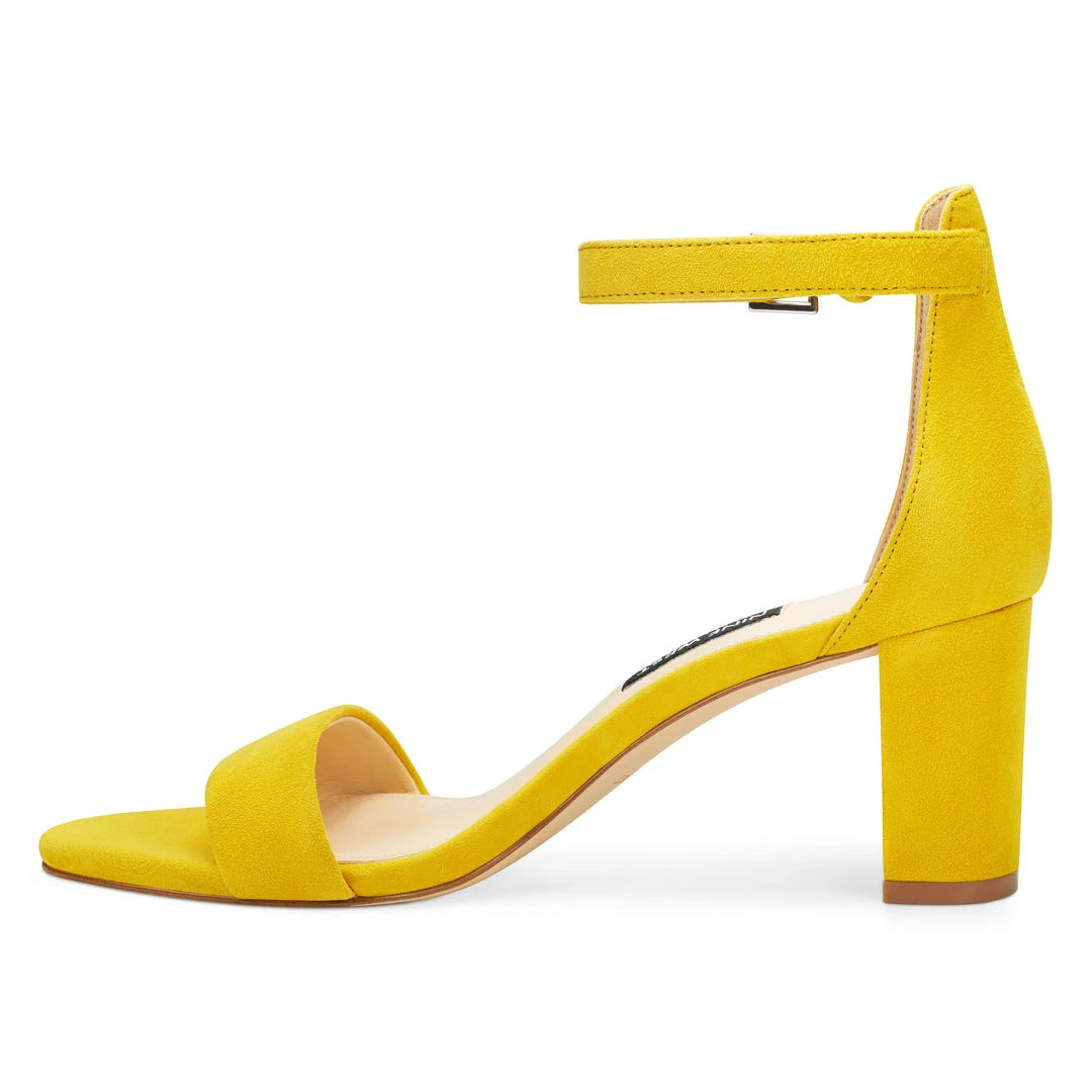 Nine West Color Pop Pruce Ankle Strap Block Heel Sandals 6 Nine West Color Pop Pruce Ankle Strap Block Heel Sandals