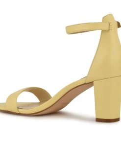 Nine West Pruce Ankle Strap Block Heel Sandals 9 Nine West Pruce Ankle Strap Block Heel Sandals