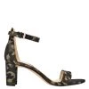 Nine West Pruce Ankle Strap Block Heel Sandals Heels
