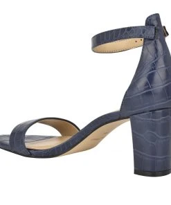 Nine West Pruce Ankle Strap Block Heel Sandals Color Pop 10 Nine West Pruce Ankle Strap Block Heel Sandals Color Pop