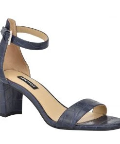 Nine West Pruce Ankle Strap Block Heel Sandals Color Pop 9 Nine West Pruce Ankle Strap Block Heel Sandals Color Pop