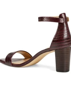 Nine West Pruce Ankle Strap Block Heel Sandals 10 Nine West Pruce Ankle Strap Block Heel Sandals