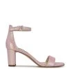 Nine West Pruce Ankle Strap Block Heel Sandals Metallic Mindset 2 Nine West Pruce Ankle Strap Block Heel Sandals Metallic Mindset