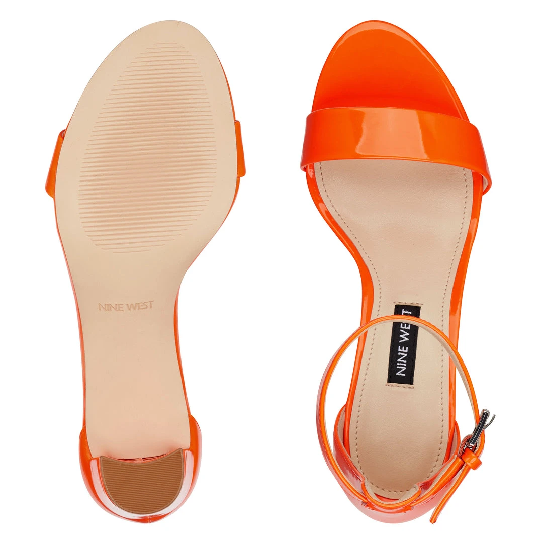 Nine West Pruce Ankle Strap Block Heel Sandals Heels 8 Nine West Pruce Ankle Strap Block Heel Sandals Heels