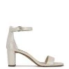 Nine West Pruce Ankle Strap Block Heel Sandals