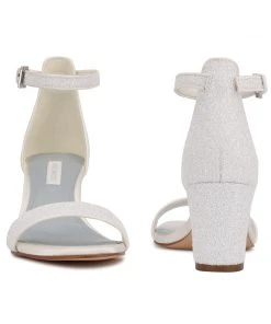 Nine West Pruce Ankle Strap Block Heel Sandals