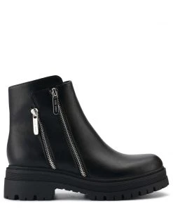 Nine West Pulls Lug Sole Booties Shoes