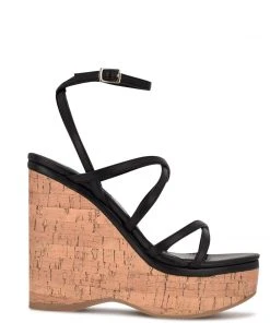 Nine West Y2K Revival Rachal Wedge Sandals