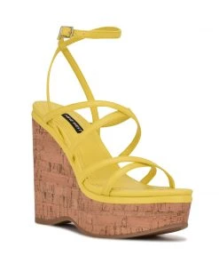 Nine West Y2K Revival Rachal Wedge Sandals