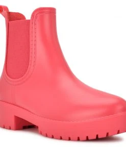 Nine West Rainy Chelsea Rain Booties Color Pop 8 Nine West Rainy Chelsea Rain Booties Color Pop