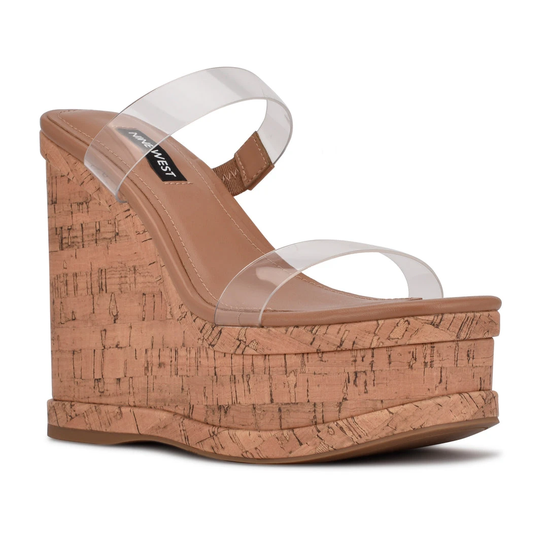 Nine West Rapps Platform Wedge Sandals New 4 Nine West Rapps Platform Wedge Sandals New