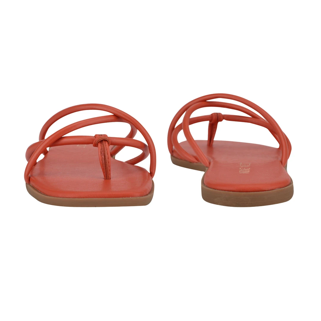 Nine West Color Pop Razi Flat Slide Sandals 6 Nine West Color Pop Razi Flat Slide Sandals