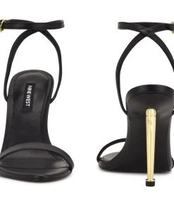 Nine West Reina Ankle Strap Sandals Heels 10 Nine West Reina Ankle Strap Sandals Heels
