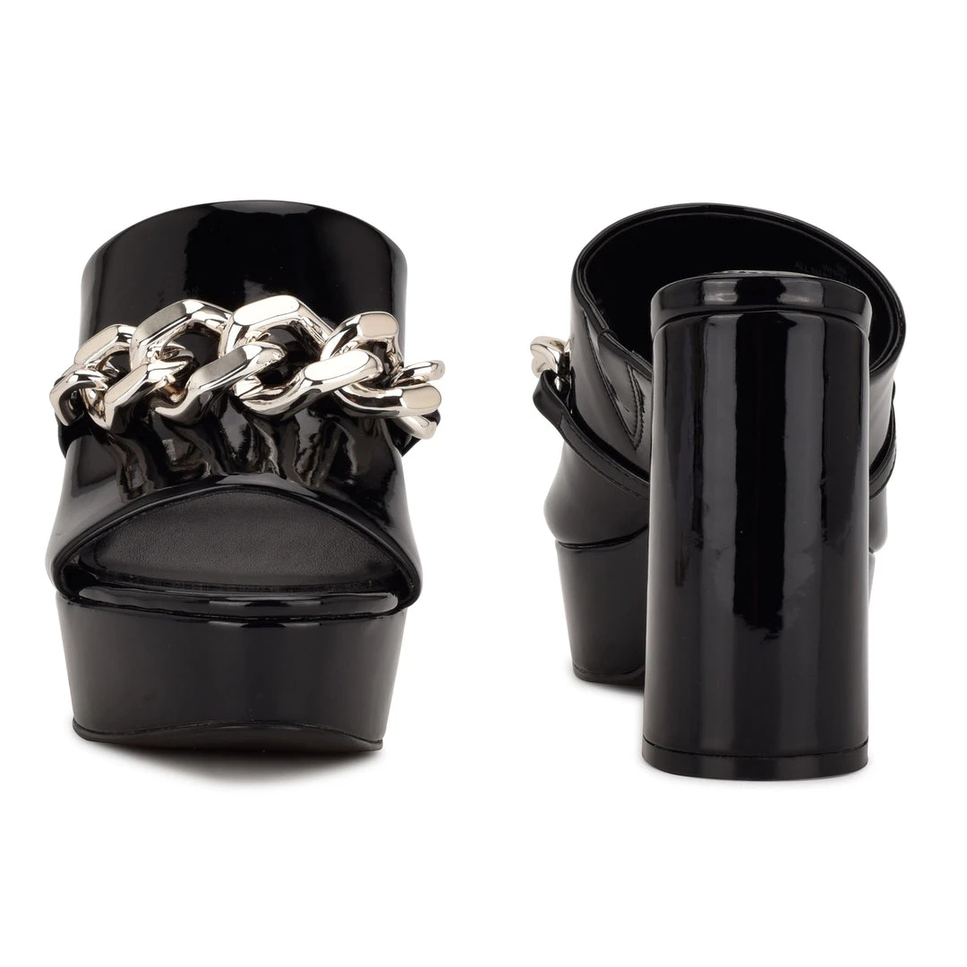 Nine West Relee Platform Slide Sandals Y2K Revival 6 Nine West Relee Platform Slide Sandals Y2K Revival
