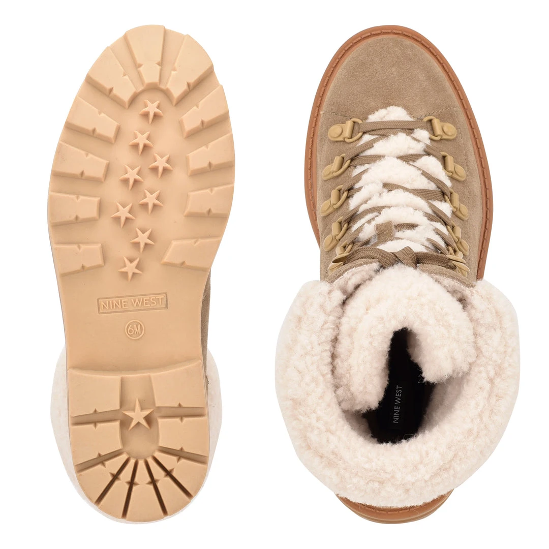 Nine West Rima Combat Lug Sole Booties Shoes 7 Nine West Rima Combat Lug Sole Booties Shoes