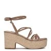 Nine West Lace It Up Riplee Ankle Wrap Platform Sandals