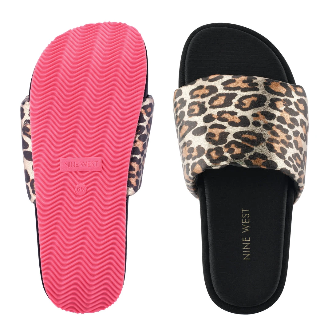 Nine West Rize Platform Slide Sandals High Impact Platforms 7 Nine West Rize Platform Slide Sandals High Impact Platforms