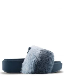 Nine West Rize Platform Slide Sandals