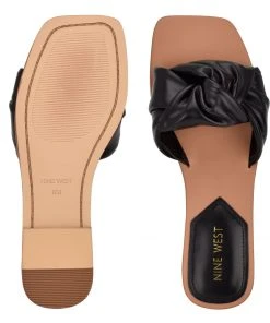 Nine West Rosey Flat Slide Sandals 11 Nine West Rosey Flat Slide Sandals