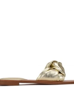 Nine West Rosey Flat Slide Sandals