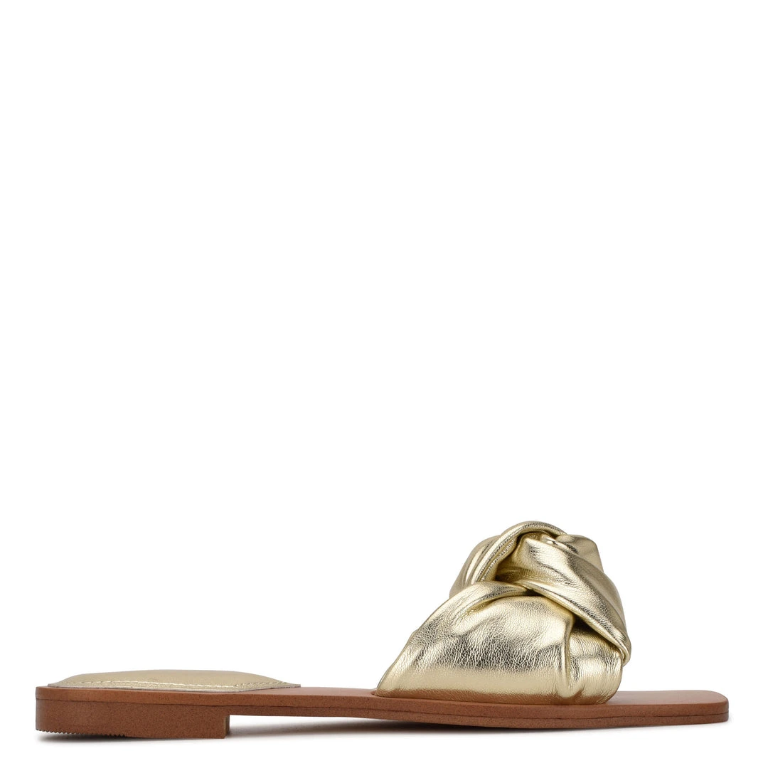 Nine West Rosey Flat Slide Sandals 3 Nine West Rosey Flat Slide Sandals