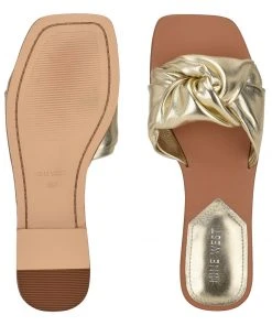 Nine West Rosey Flat Slide Sandals 11 Nine West Rosey Flat Slide Sandals