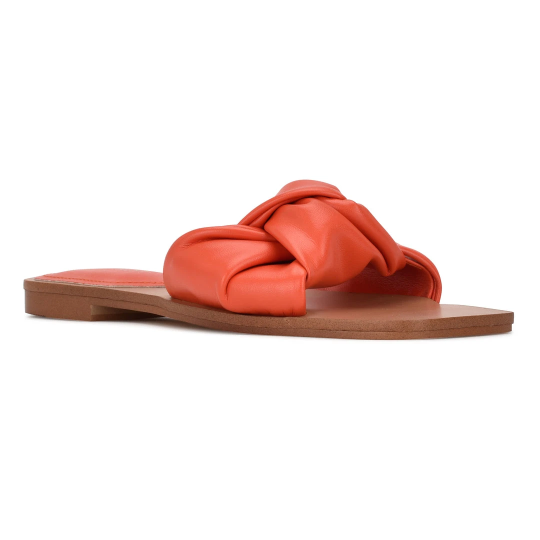 Nine West Rosey Flat Slide Sandals Color Pop 4 Nine West Rosey Flat Slide Sandals Color Pop