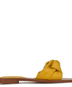 Nine West Rosey Flat Slide Sandals New