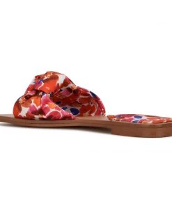 Nine West Color Pop Rosey Flat Slide Sandals