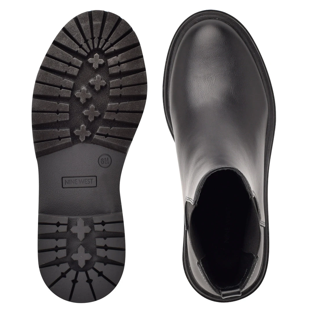 Nine West Saleema Chelsea Lug Sole Boots 7 Nine West Saleema Chelsea Lug Sole Boots
