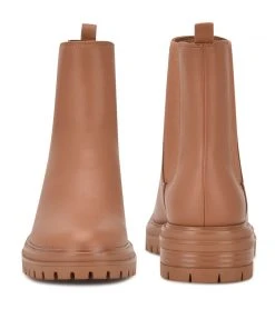 Nine West Shoes Saleema Chelsea Lug Sole Boots