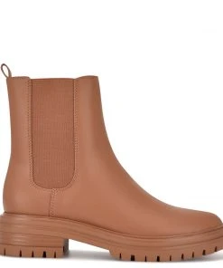 Nine West Shoes Saleema Chelsea Lug Sole Boots