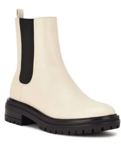 Nine West Shoes Saleema Chelsea Lug Sole Boots