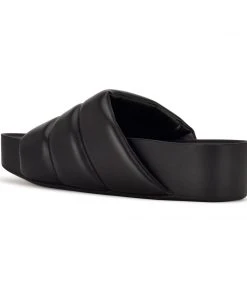 Nine West New Sants Platform Slide Sandals 8 Nine West New Sants Platform Slide Sandals