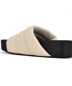 Nine West Sants Platform Slide Sandals 9 Nine West Sants Platform Slide Sandals