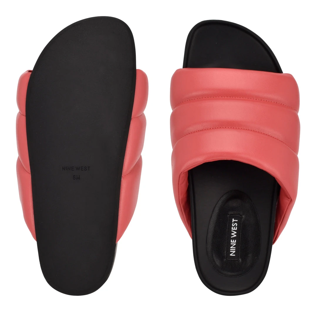 Nine West Sants Platform Slide Sandals New 7 Nine West Sants Platform Slide Sandals New