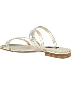Nine West Sean Flat Slide Sandals 10 Nine West Sean Flat Slide Sandals