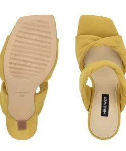 Nine West Seeya Heeled Slide Sandals 11 Nine West Seeya Heeled Slide Sandals