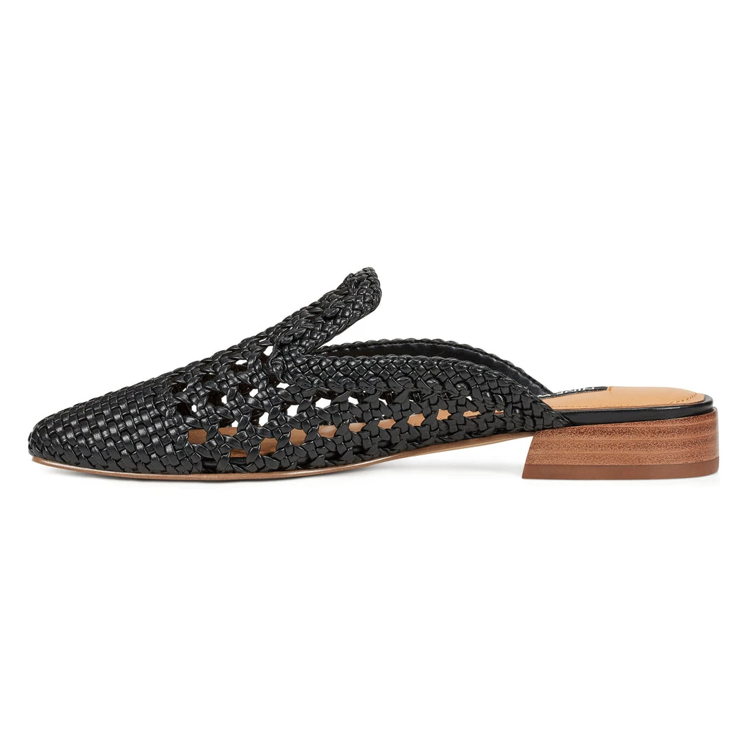 Nine West Shanie Woven Casual Mules Mules & Slides 6 Nine West Shanie Woven Casual Mules Mules & Slides