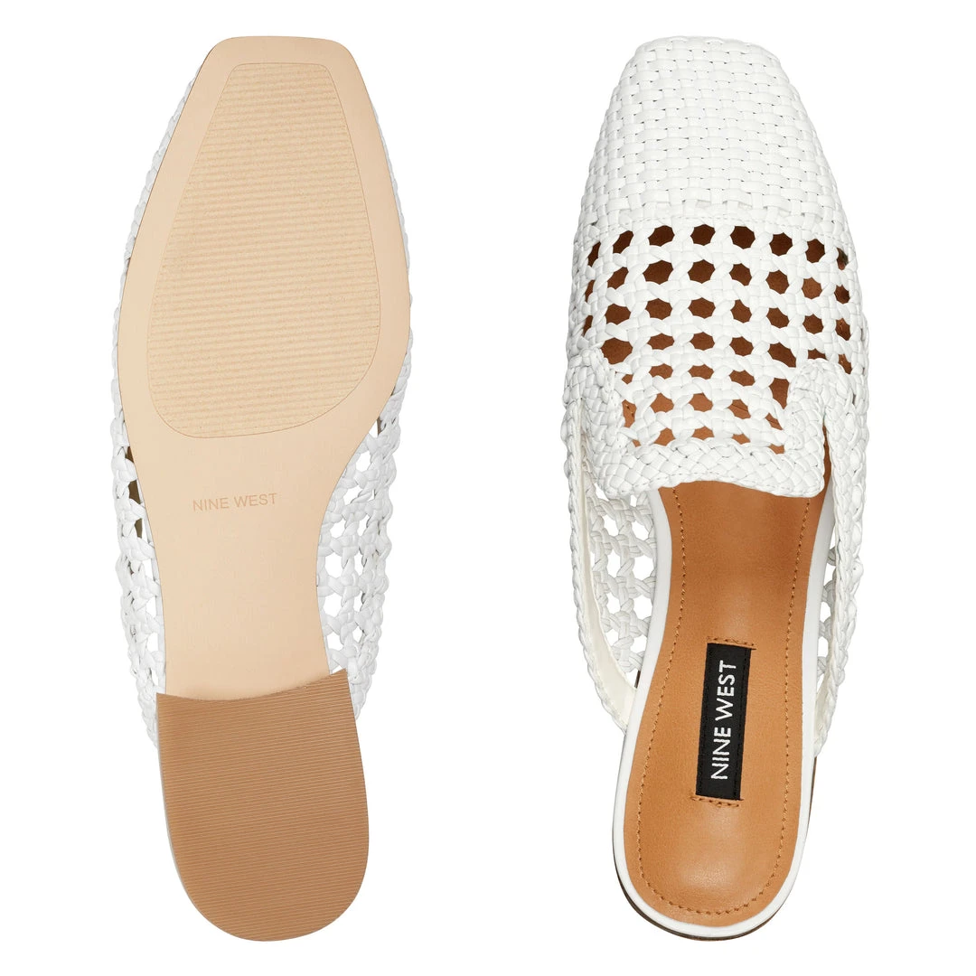Nine West Shanie Woven Casual Mules 8 Nine West Shanie Woven Casual Mules