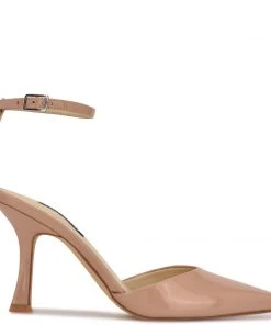 Nine West Shaply Pointy Toe Ankle Strap Pumps
