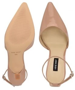 Nine West Shaply Pointy Toe Ankle Strap Pumps