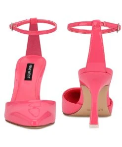 Nine West Shaply Pointy Toe Ankle Strap Pumps