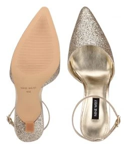 Nine West Shaply Pointy Toe Ankle Strap Pumps