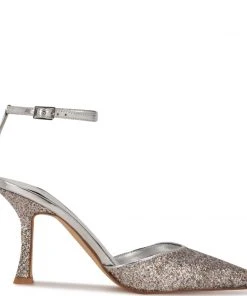 Nine West Shaply Pointy Toe Ankle Strap Pumps