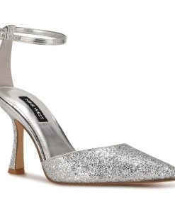 Nine West Shaply Pointy Toe Ankle Strap Pumps