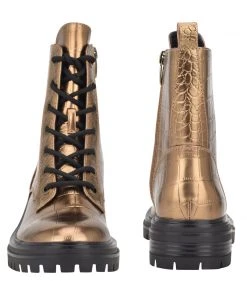 Nine West Metallic Mindset Silana Lug Sole Boots 12 Nine West Metallic Mindset Silana Lug Sole Boots