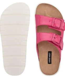 Nine West Simplee Platform Slide Sandals High Impact Platforms